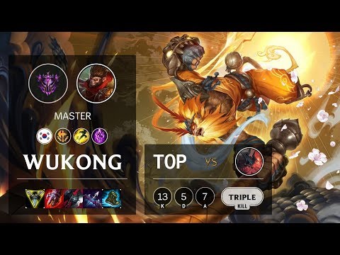 Wukong Top vs Aatrox - KR Master Patch 10.11