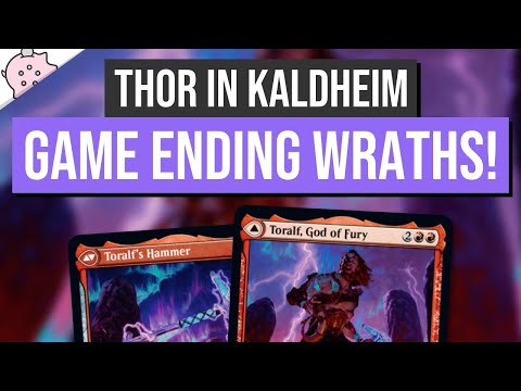 Thor in Kaldheim! | Game Ending Wraths | Toralf, God of Fury / Toralf's Hammer | Spoiler | MTG