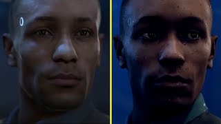 Detroit Become Human PGW 2015 Annuncement Trailer vs Retail PS4 Pro Graphics Comparison
