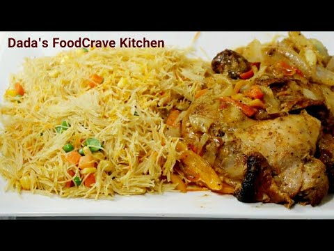 Chicken Yassa With Vermicelli| Gambian Style | My first Video! | Dada's FoodCrave Kitchen