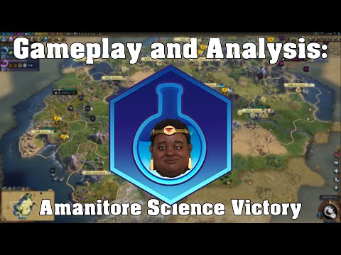 Nubia Science Victory - Civilization VI Deity Gameplay and Analysis
