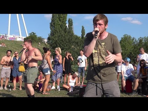 @TheBeatboxHouse  in Mauerpark (@NaPoMBeatbox , Kenny Urban, @gvsbeatbox + Chris Celiz, Amit)