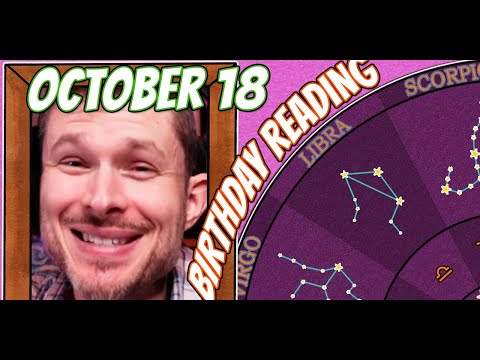 'Secret Language of Birthdays' October 18 Birthday Reading 🎉