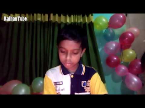 Raihan's Birthday 2016 with Rubaiya and Ariba