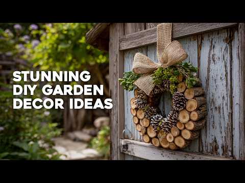 🌻 Stunning DIY Outdoor Decor: Garden Art Crafts and Ideas