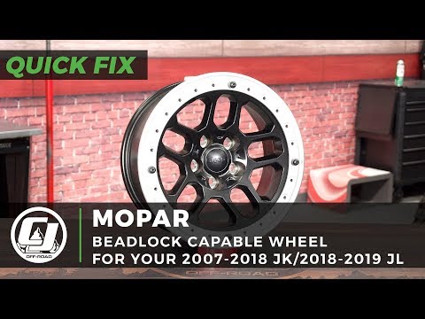 Jeep Wrangler Review: Mopar 17" x 8" Beadlock Capable Wheels
