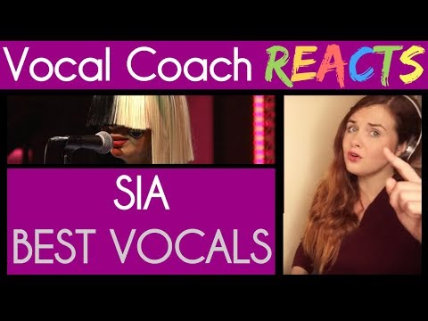 Vocal Coach Reacts to SIA Best Live Vocals Video