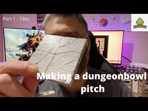DungeonBowl Pitch build - homemade 3D Print