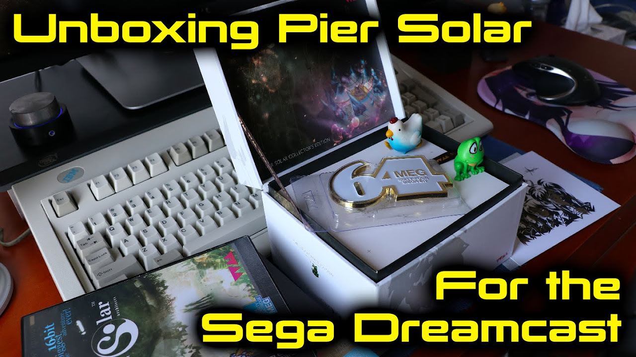 Unboxing Pier Solar for the Sega Dreamcast