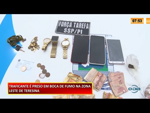 Força Tarefa prende traficante em Boca de Fumo em Teresina 10 02 2021