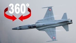 Fliege im Kampfjet durchs Gewitter (360-Grad-Video)