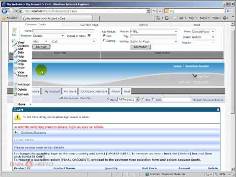DotNetNuke Tutorial - Restricting Shipping and Registration Countries in Catalook - Video #158