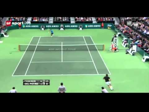 Roger Federer vs Juan Martin Del Potro - Rotterdam 2012 Final