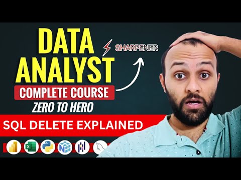 Data Analyst Tutorial 19 Sql Delete Command Explained With Real Life Example Dataanalyst