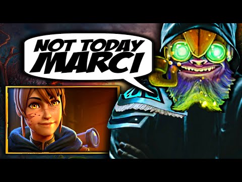 NOT TODAY MARCI!! COUNTER ITEM FOR BERSERKER MARCI | DOTA 2 TINKER GAMEPLAY