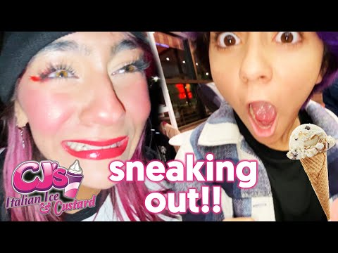 sneaking out for ice cream *AGAIN*