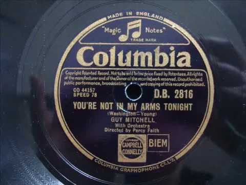 GUY MITCHELL - YOU'RE NOT IN MY ARMS TONIGHT - Columbia DB2816 DoGramofonuPL