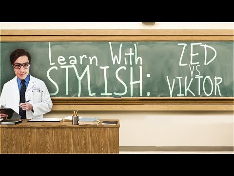 LEARN WITH STYLISH | IN DEPTH GAME COMMENTARY - ZED VS VIKTOR