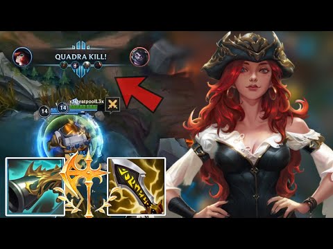 WILD RIFT ADC // MISS FORTUNE IS BEST WITH NEW BUILD 4.3D GAMEPLAY!