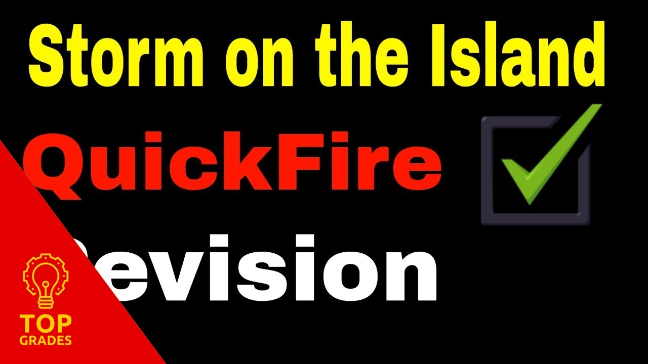 5 Key Quotes Storm on the Island