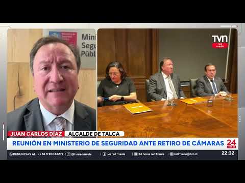 Preocupación ante eventual retiro de 30 cámaras en Talca | 24 Horas TVN - Red Maule