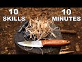 10 Bushcraft Knife Skills In 10 Minutes