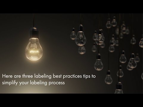 影片：3 個讓標籤流程更輕鬆的技巧