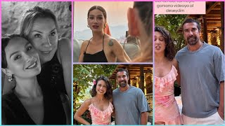 Ibrahim celikkol and Birce akalay New pictures with her friends 