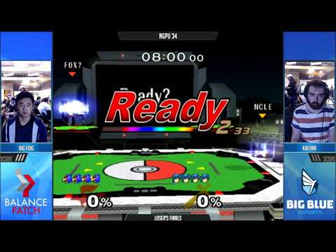 NGPU 34 SSBM - BigFoig (Falco) vs. Kalvar (Marth) - Melee LF