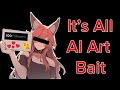VTuber Uses AI Art Bait For Profit VTUBER CRINGE