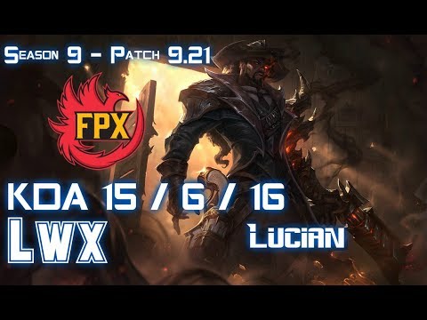 FPX Lwx LUCIAN vs XAYAH ADC - Patch 9.21 EUW Ranked