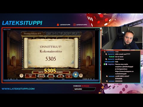 Lateksituppi: "Tonni rahaa tuli, mä en ehtiny tekee mitään!" / Legacy Of Dead 1000€ voitto!