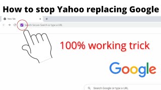 Yahoo redirect problem solved | Why yahoo replaces google in chrome