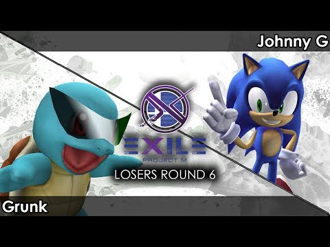 Project M: Grunk (Squirtle) V Johnny G (Sonic) - Exile 112 SSBPM