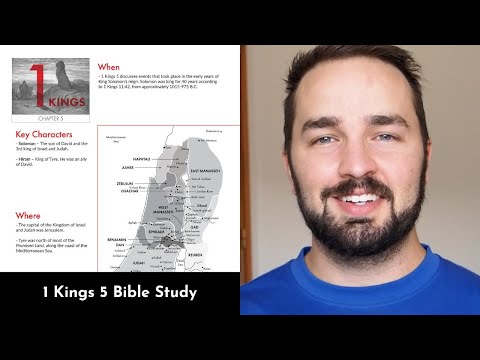 1 Kings 5 Summary: 5 Minute Bible Study