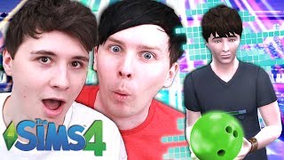 DIL'S BOWLING DESTRUCTION - Dan and Phil Play: Sims 4 #40