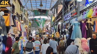Bursa Grand Bazaar Walking Tour | Historic Streets of Turkey  | Traditional Market Tour |4K UHD|