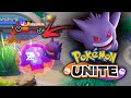GENGAR DESTROYS EVERYTHING in Pokemon Unite! Full Match Gameplay