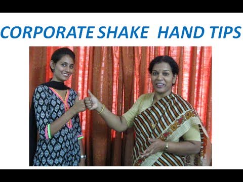CORPORATE  SHAKE   HAND   TIPS Video