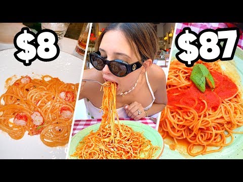 CHEAPEST vs MOST EXPENSIVE PASTA In ITALY 🇮🇹 The Best You’ve EVER Had | Mar Video