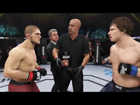 Khabib vs. Cliff Booth (EA Sports UFC 3) - Crazy UFC 👊🤪