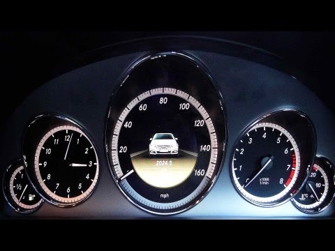 Mercedes E250 AMG package / Convertible / interior review / testdrive 2013