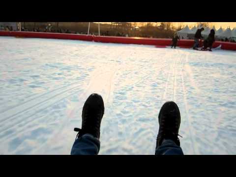 Sledding in Korea!