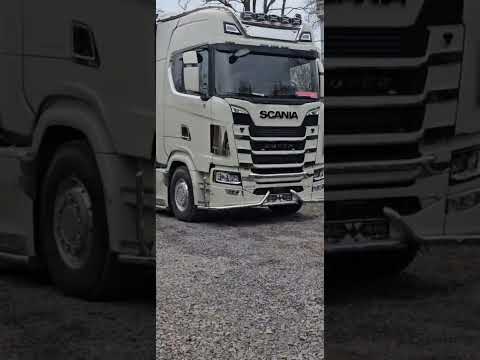 Led Буквы для грузовика SCANIA черные с белой подсветкой 130мм - фото 1 - id-p1816127637