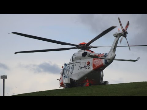 PH-NCG | Stijgt op na Patiënt Gebracht te hebben naar KNRM URK Station|KustwachtHelikopter | Deel 1