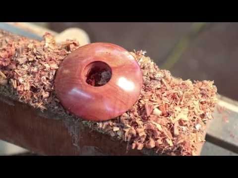 Turning a Wooden Pendant Necklace with Sam Angelo