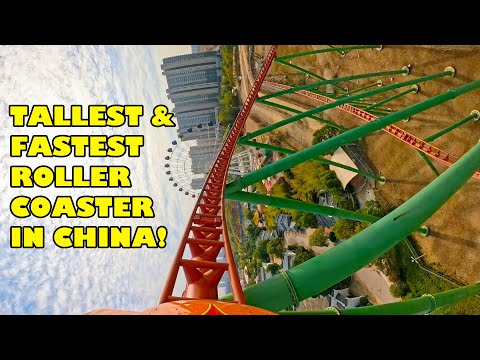 Coaster Through the Clouds - Tallest & Fastest Roller Coaster in China!
