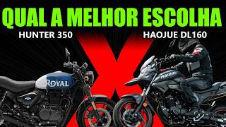 Qual a melhor escolha: Royal Enfield Hunter 350 ou Haojue DL160?