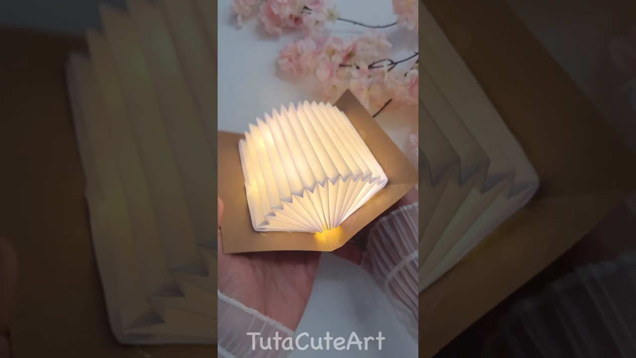 DIY cute book lamp ✨