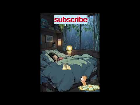 A Little Girl, A Rainy Night & A Cat Watching Her Dreams ✨